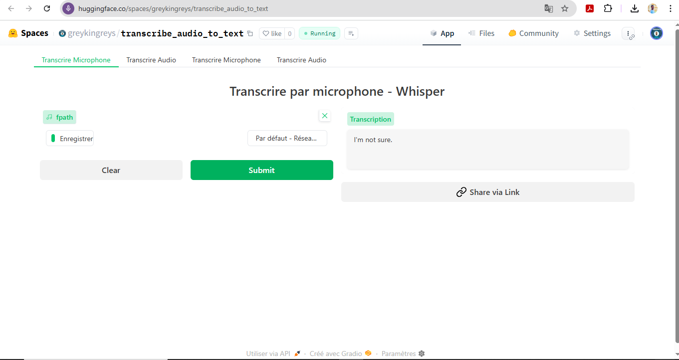 Transformer un audio en texte
